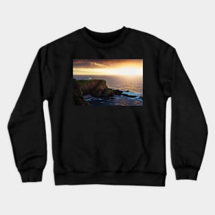 Stoer Lighthouse Sunset Crewneck Sweatshirt